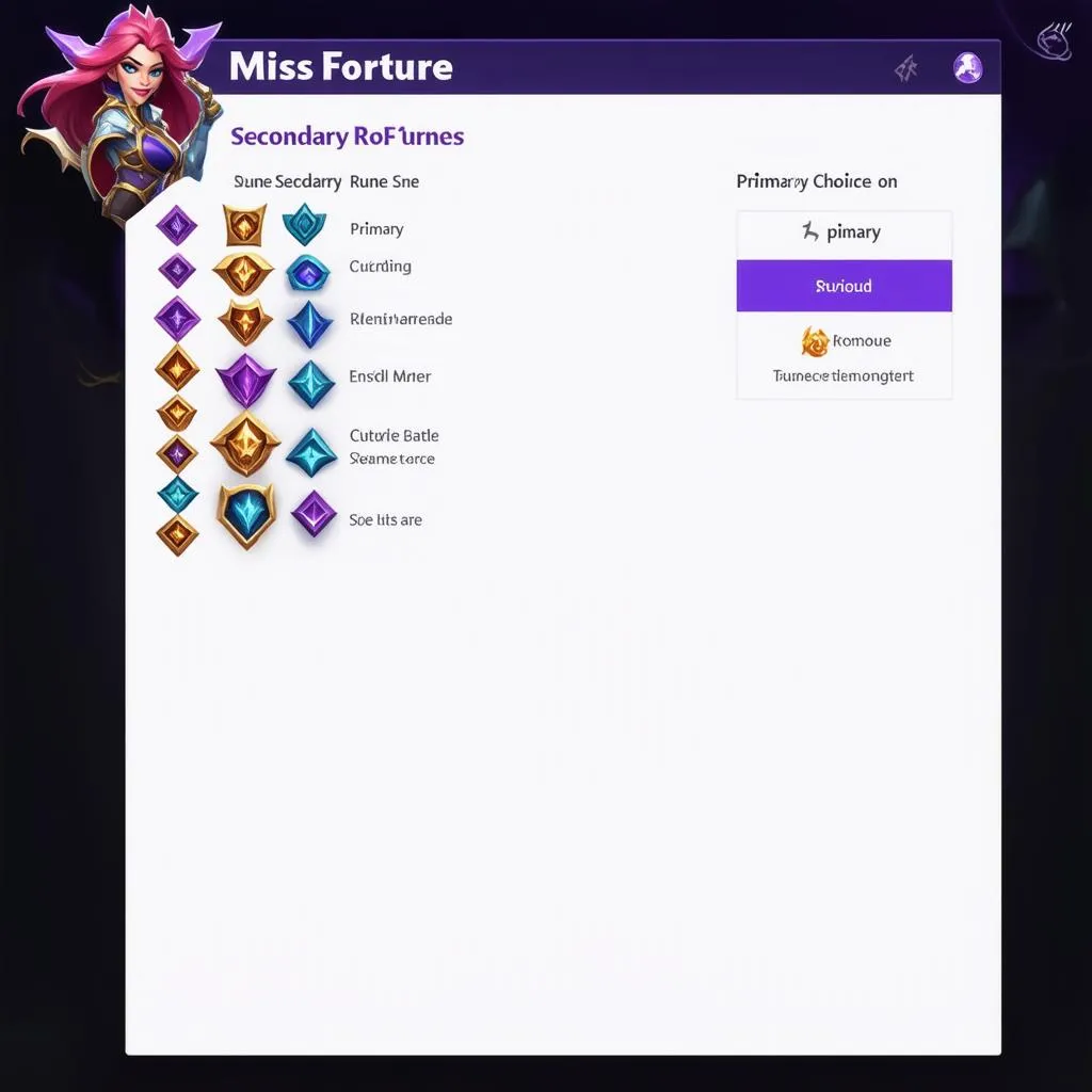 Rune Page Miss Fortune