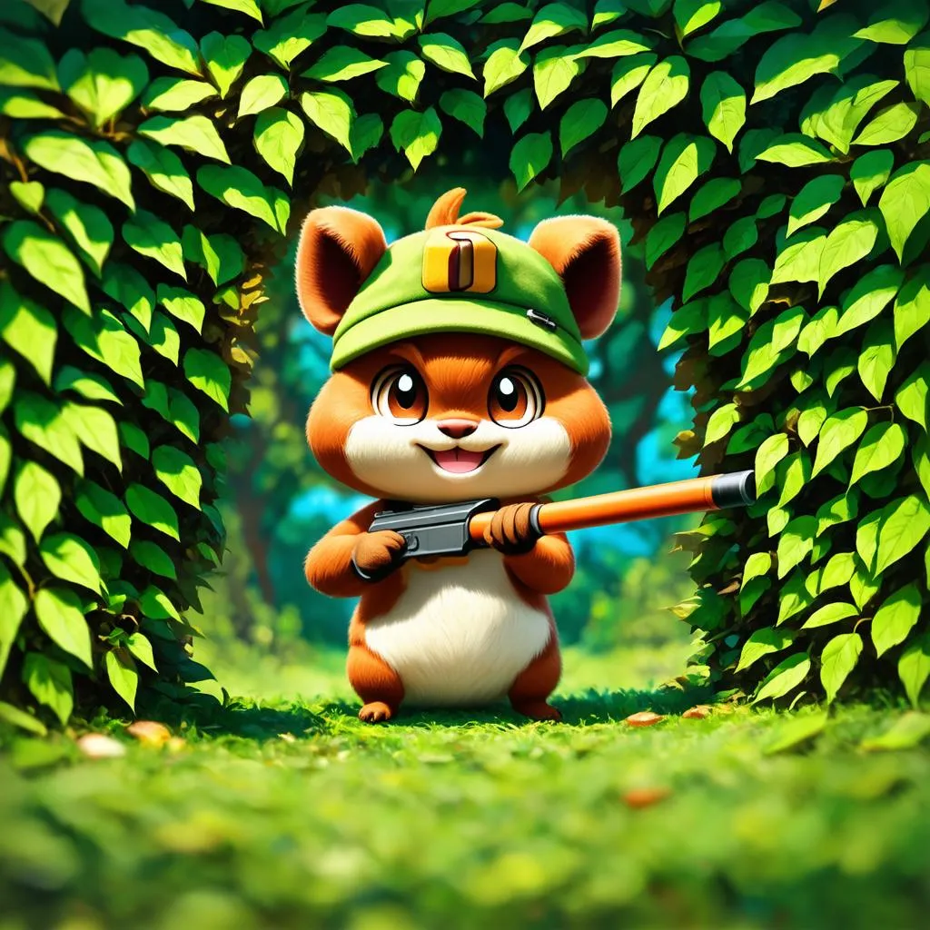 Teemo trong rừng cây