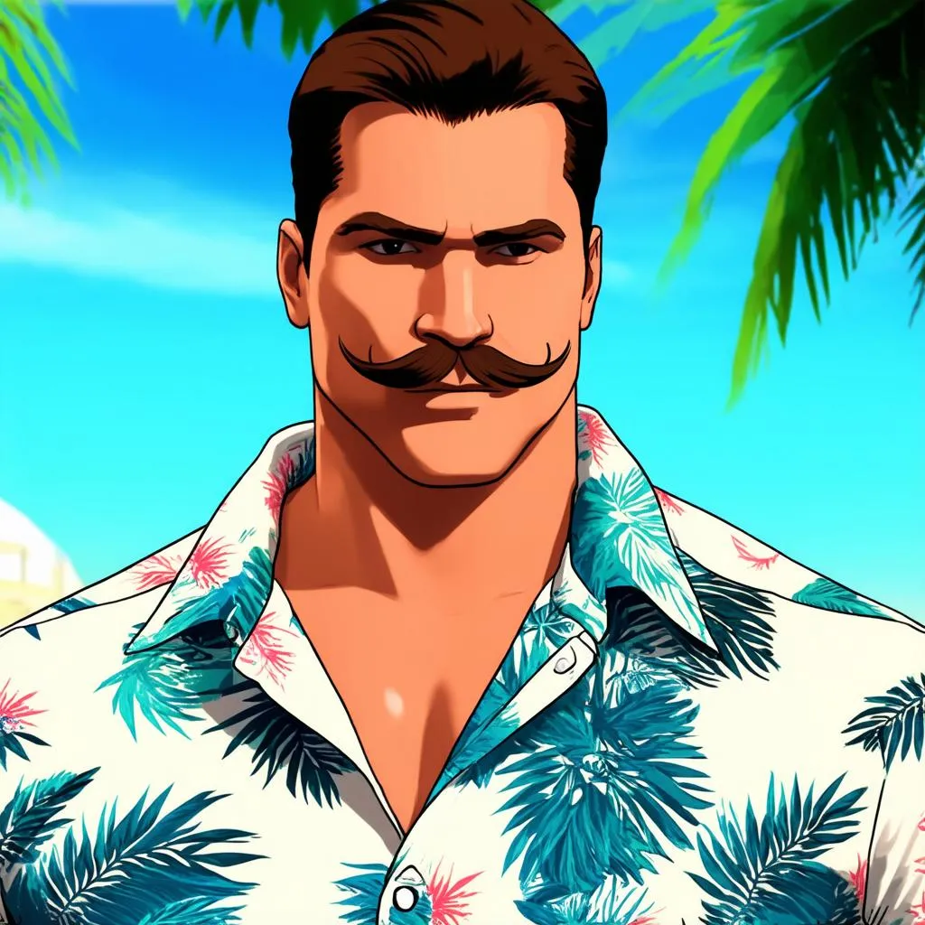 Nhân vật Tommy Vercetti trong tựa game GTA Vice City