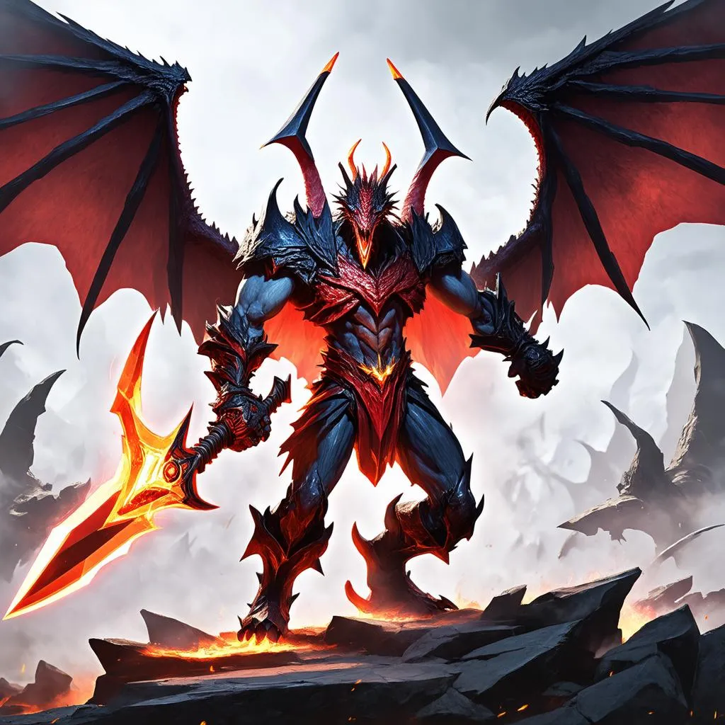 Aatrox League of Legends: Gã Kiếm Khách Hắc Ám và Hành Trình Khát Máu Bất Diệt