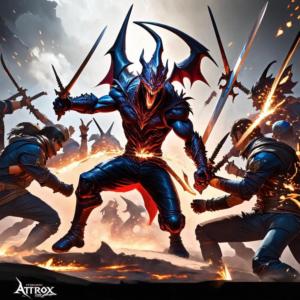 Aatrox chiến đấu