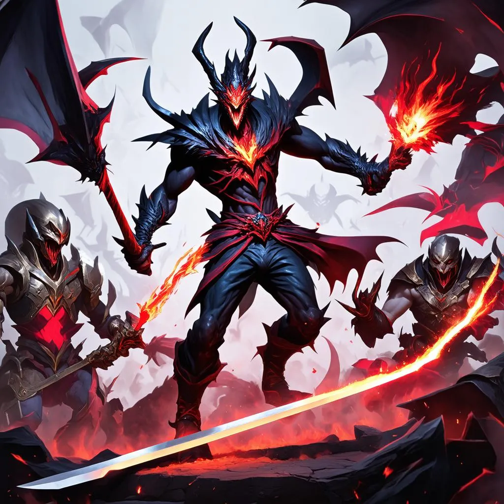 Aatrox giao tranh tổng