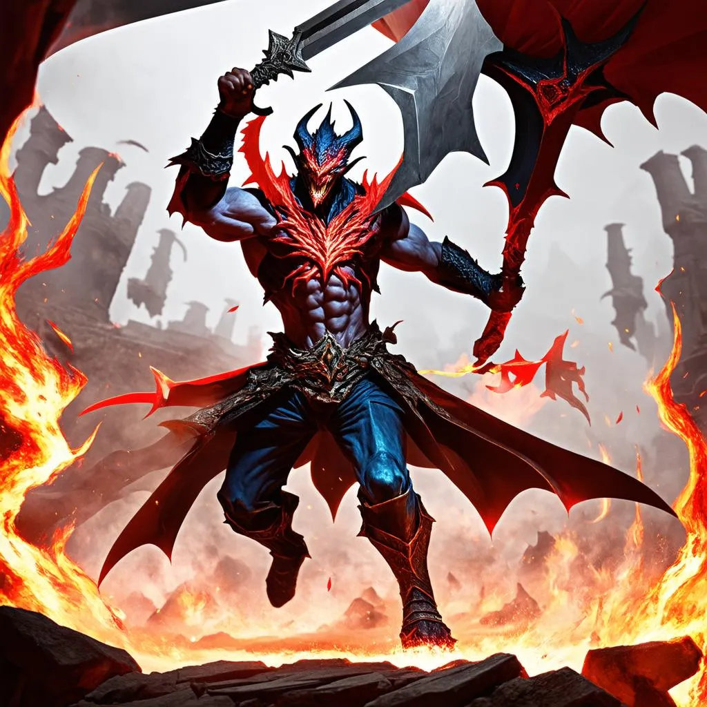 Aatrox Lao Vào Cuộc Chiến