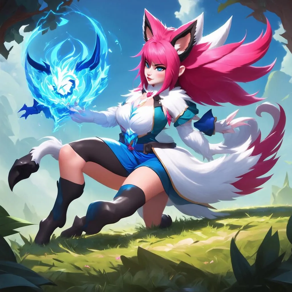 Ahri bị rừng địch gank