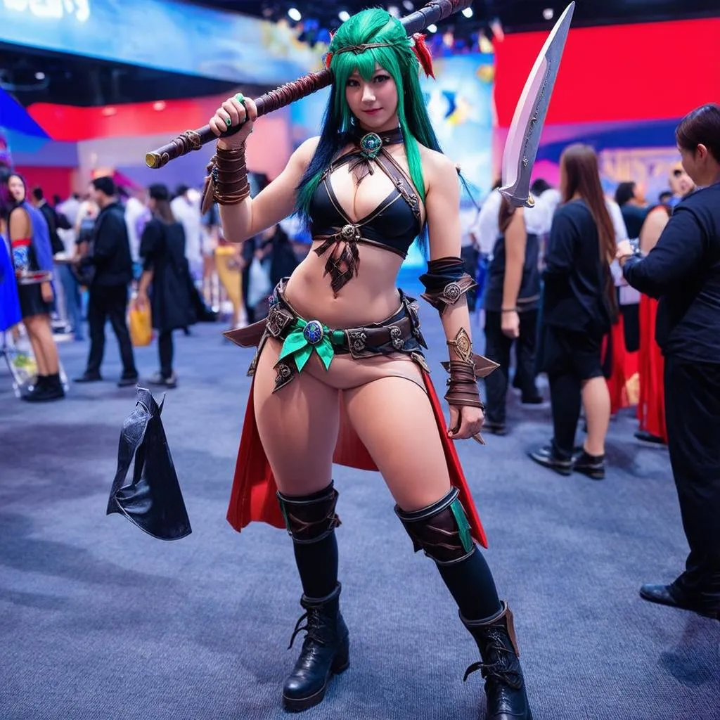 Cosplay Akali tại sự kiện