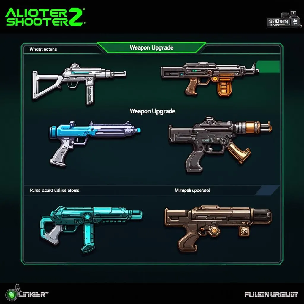 Alien Shooter 2 Weapon Upgrade