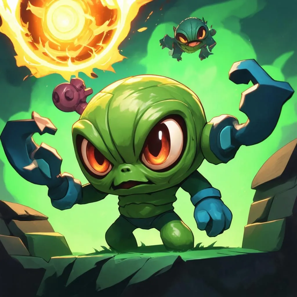 Amumu TFT gây sát thương diện rộng