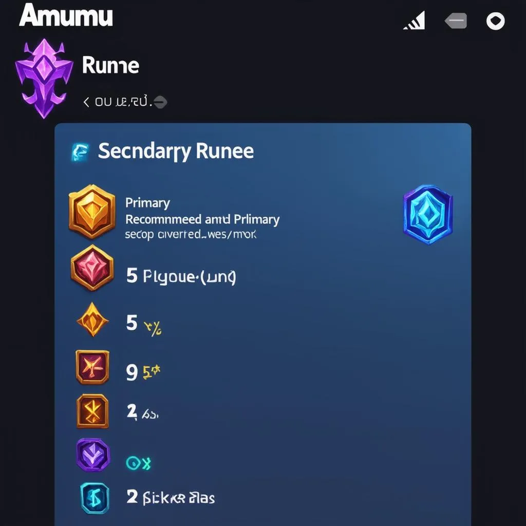 Bảng ngọc Amumu U.GG