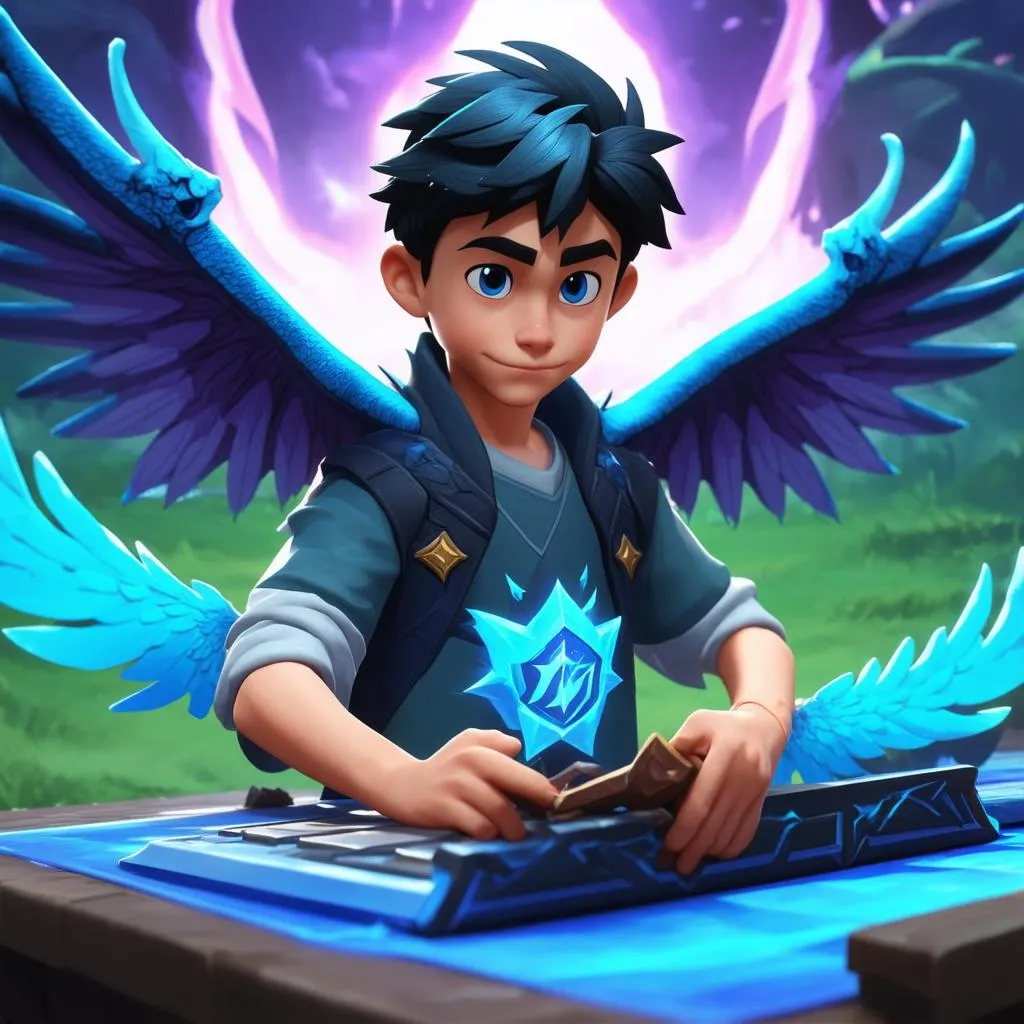 anivia kid trong trận đấu