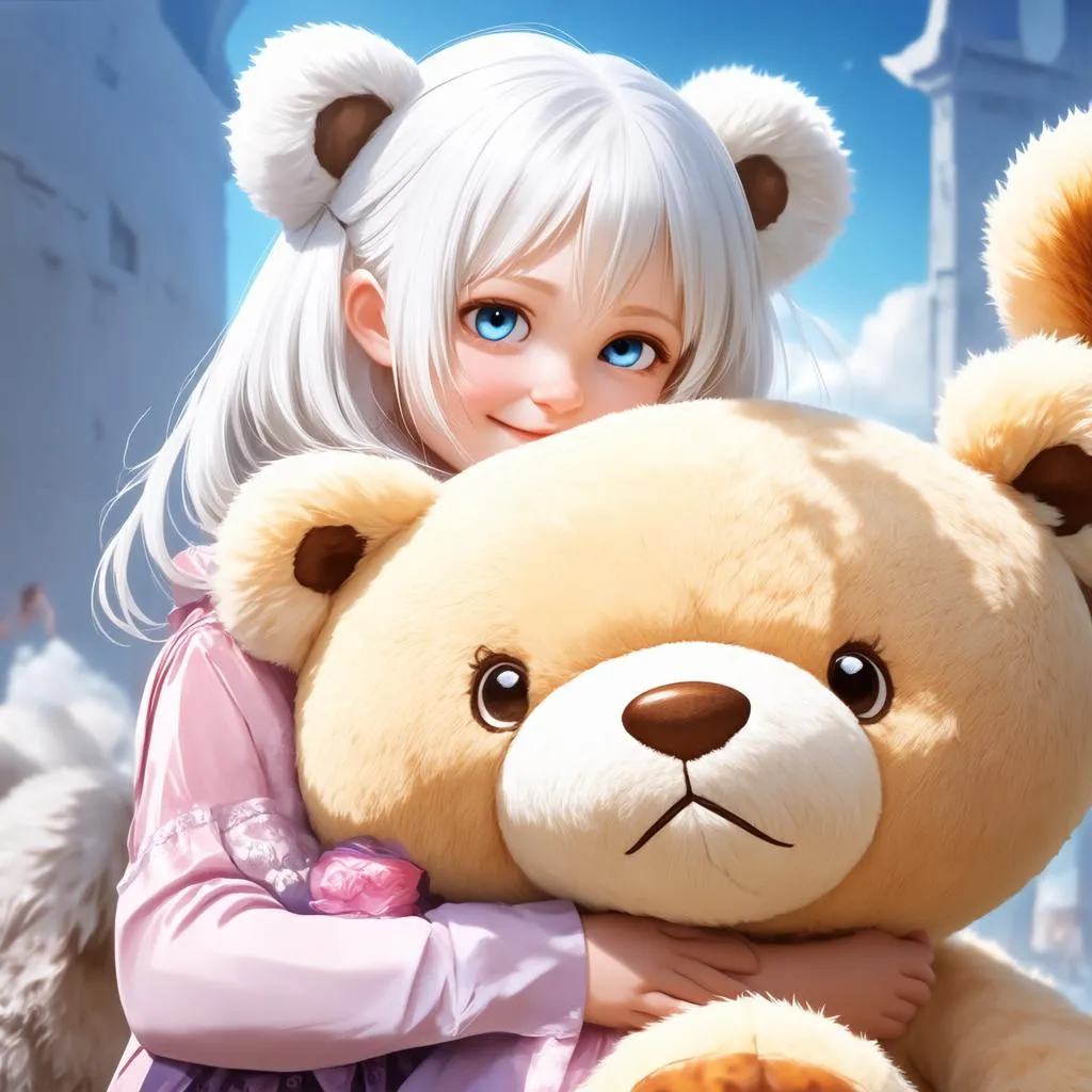 Annie và gấu bông Tibbers