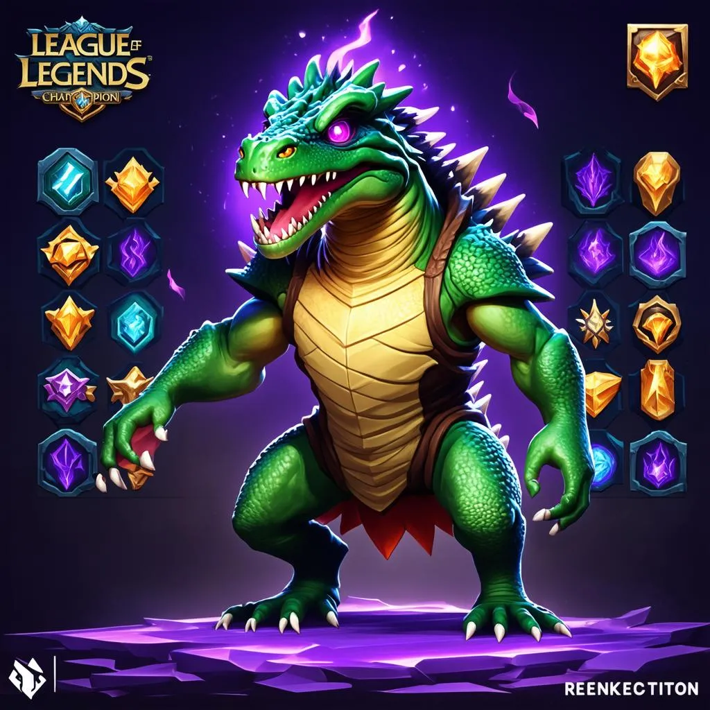 Khám Phá Sức Mạnh Của Ap Renekton: Từ Sa Mạc Lên Đỉnh Vinh Quang