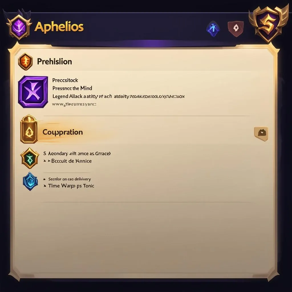 aphelios runes