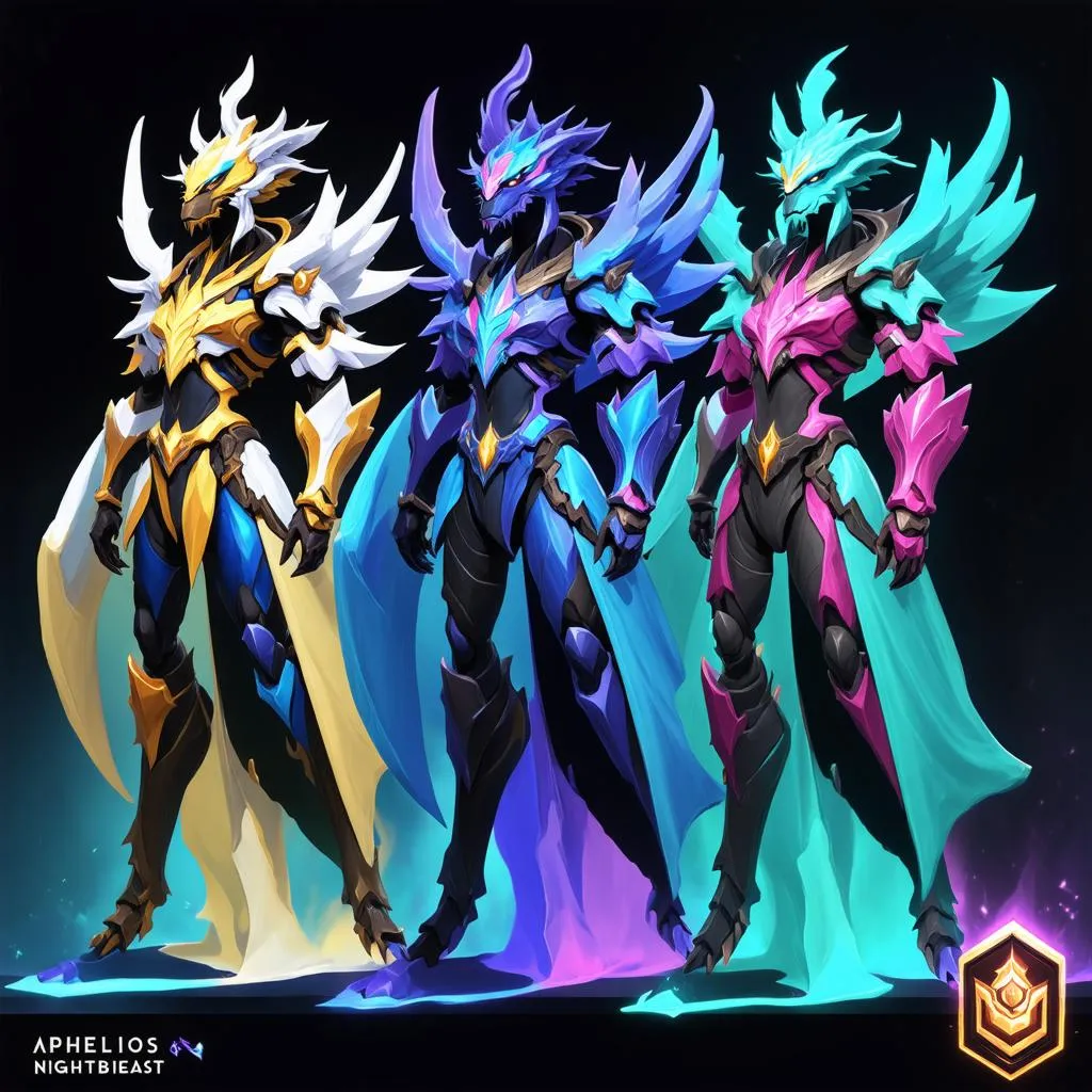 Aphelios Skins