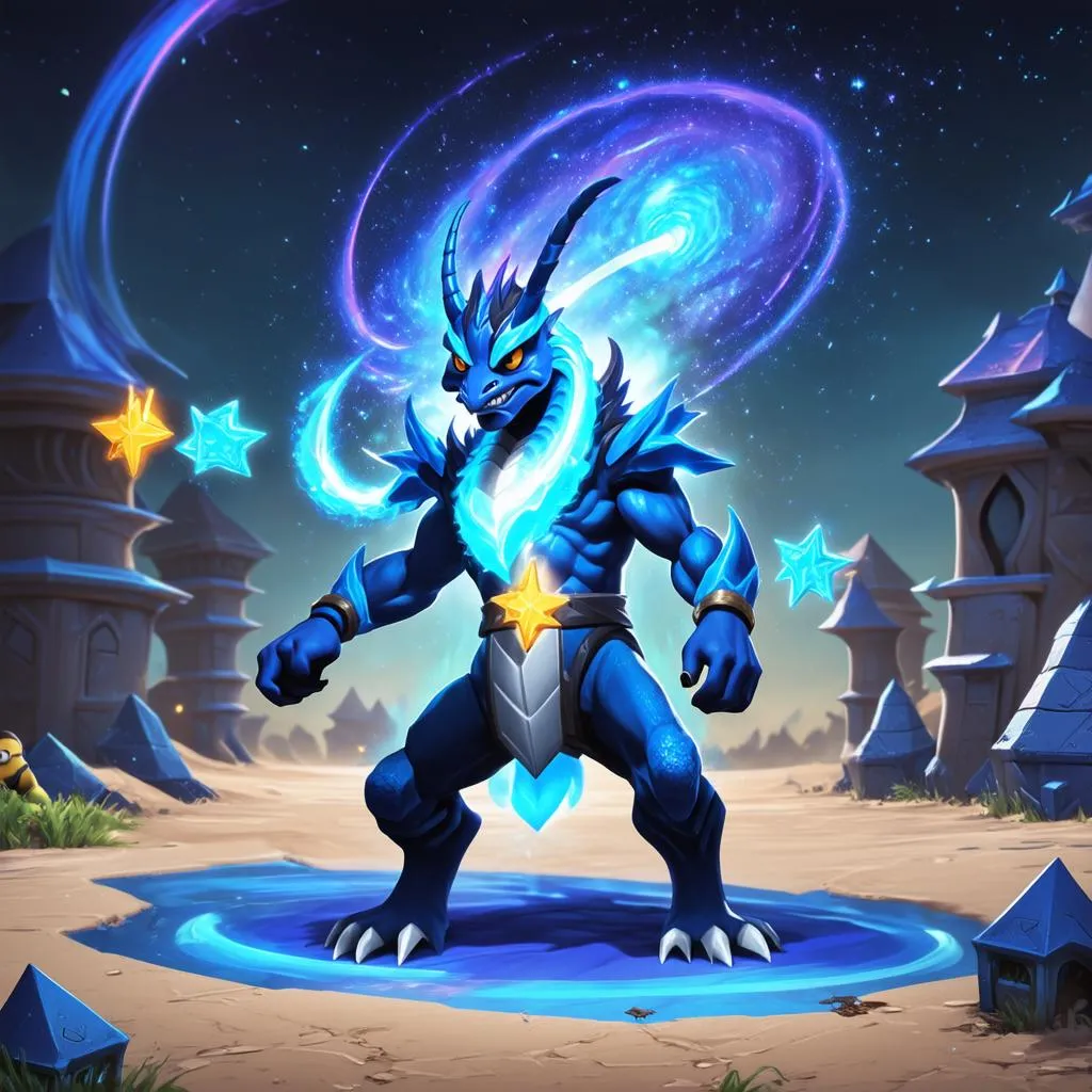 Aurelion Sol đang farm lính