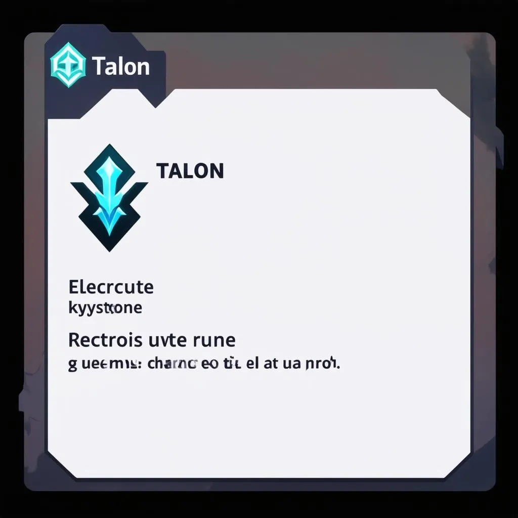 Bảng ngọc Talon