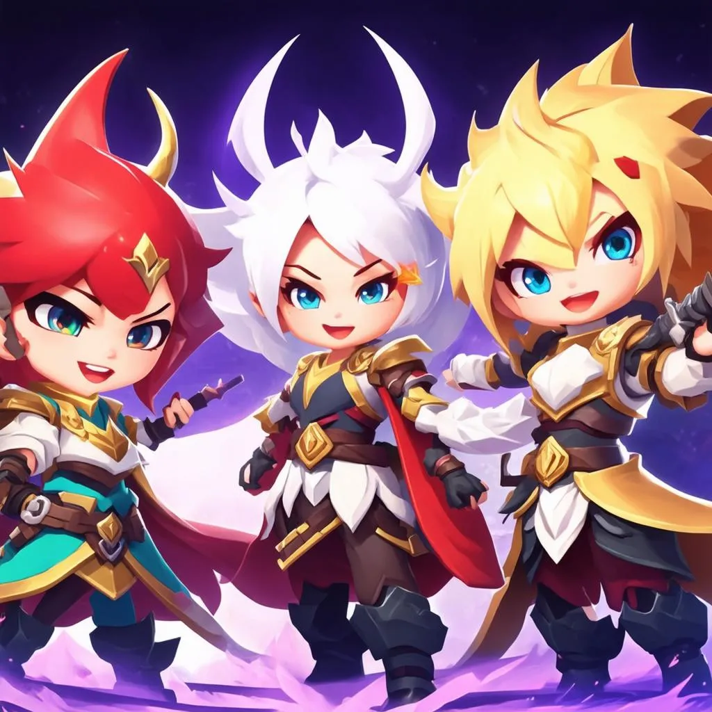 Ba vị anh hùng hội tụ trong Summoners War