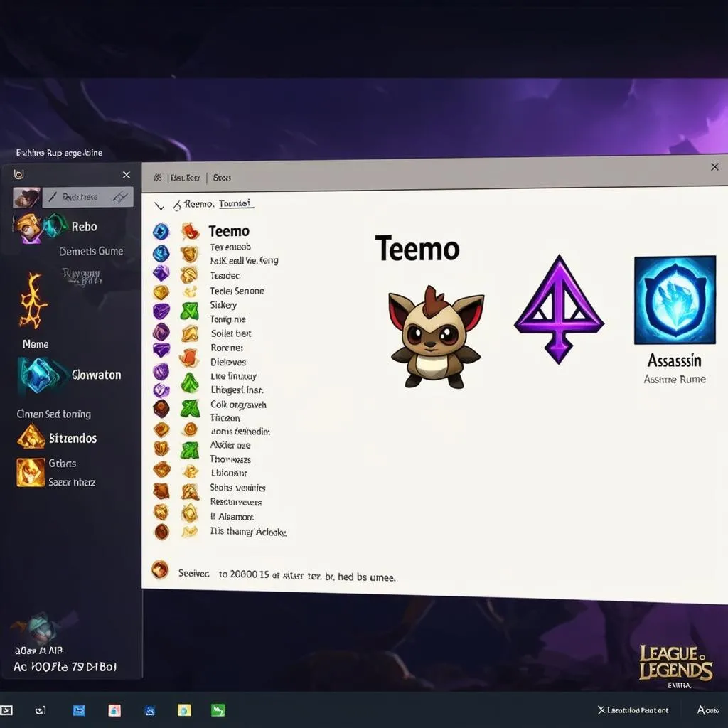 Bảng Bổ Trợ Teemo: Bí Kíp Leo Rank Cùng “Con Chồn” Tinh Nghịch