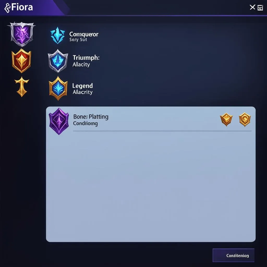 Bảng Ngọc Fiora