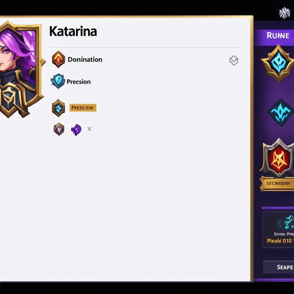 Katarina's rune page