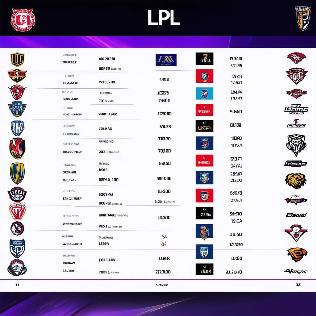 LPL Standings