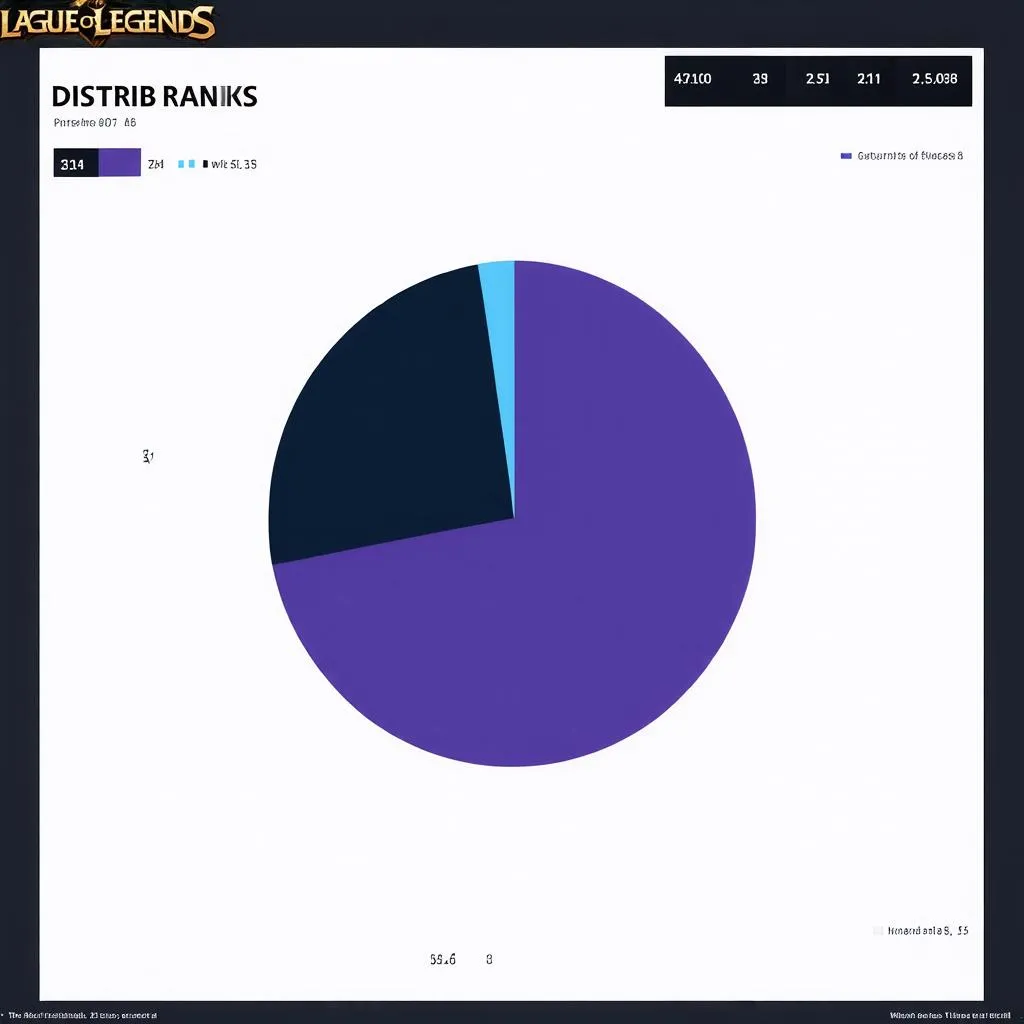 Biểu đồ phân bố rank LMHT