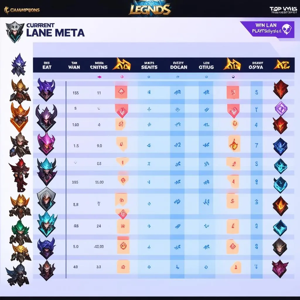 Top Lane Meta Chart