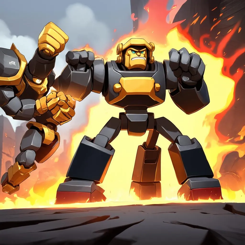 Blitzcrank bảo vệ đồng đội