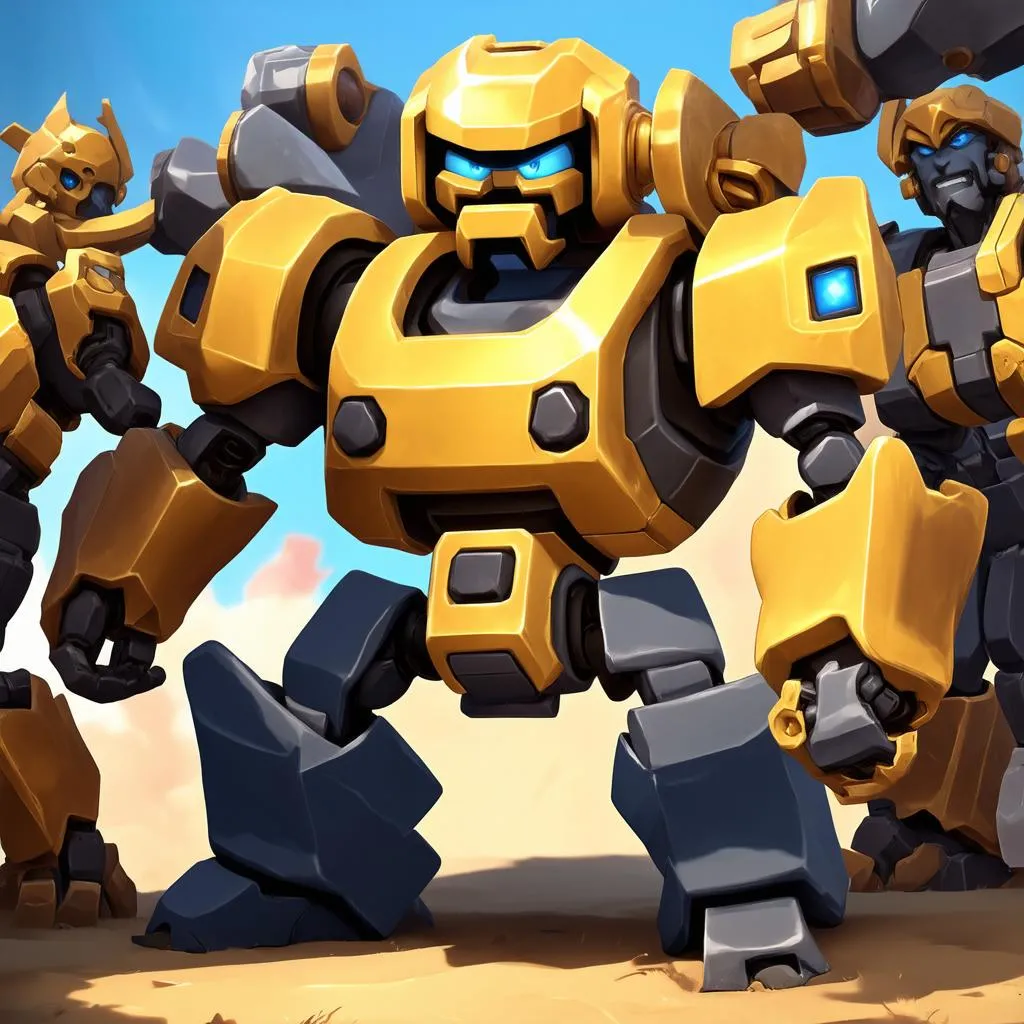 Blitzcrank bảo vệ đồng đội