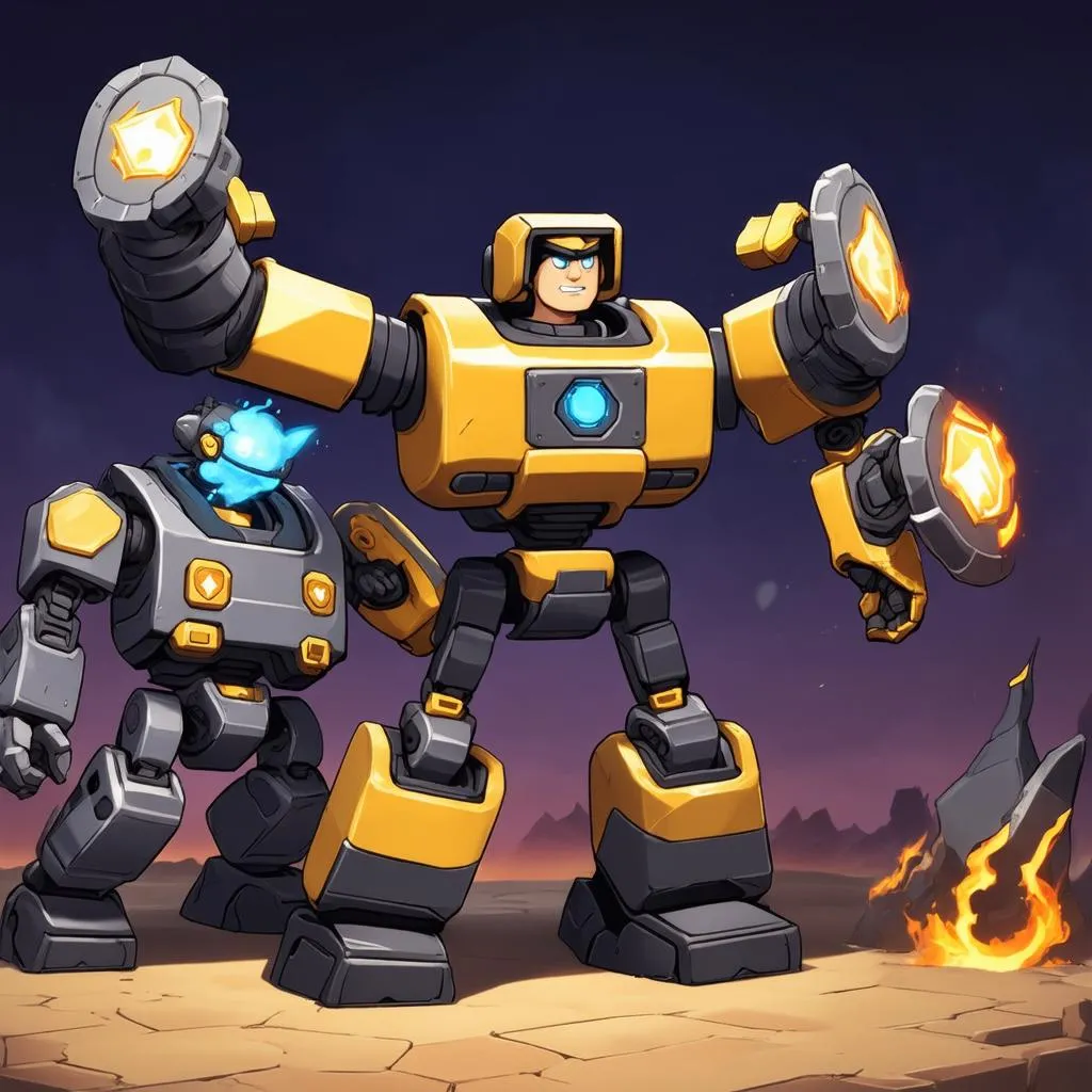 Blitzcrank bảo vệ xạ thủ