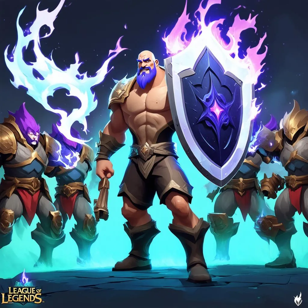 Braum Bảo Vệ Đồng Đội