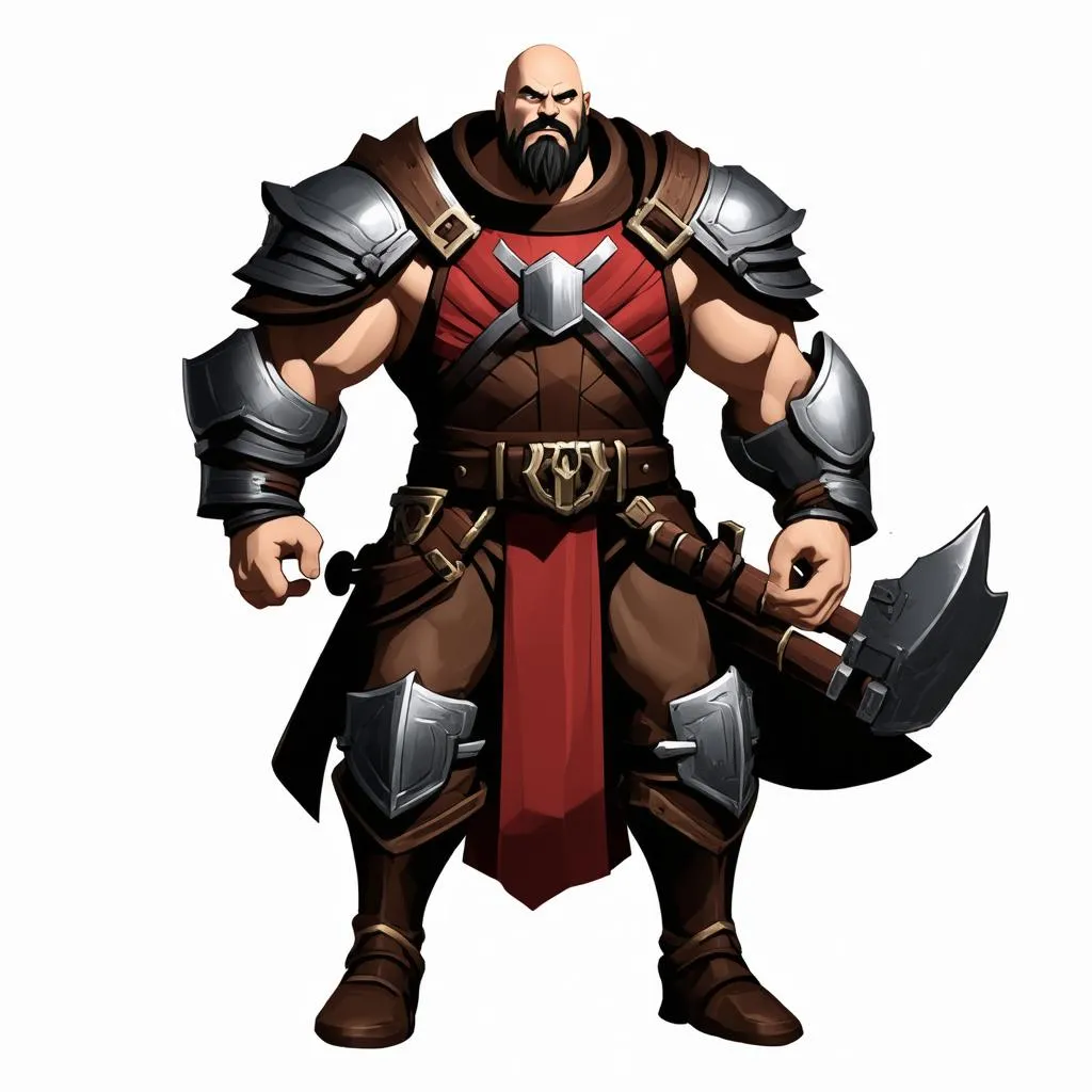 Braum với trang bị đầy đủ