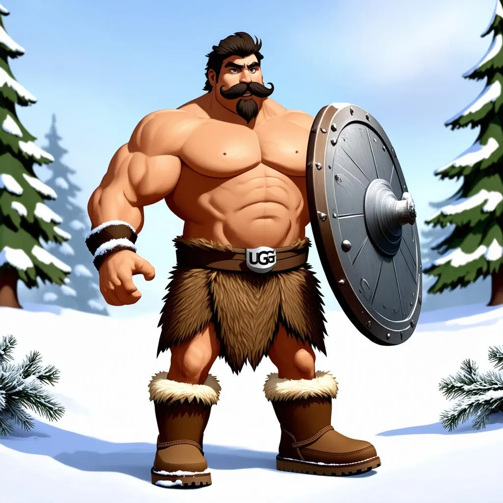 Braum đeo ủng UGG