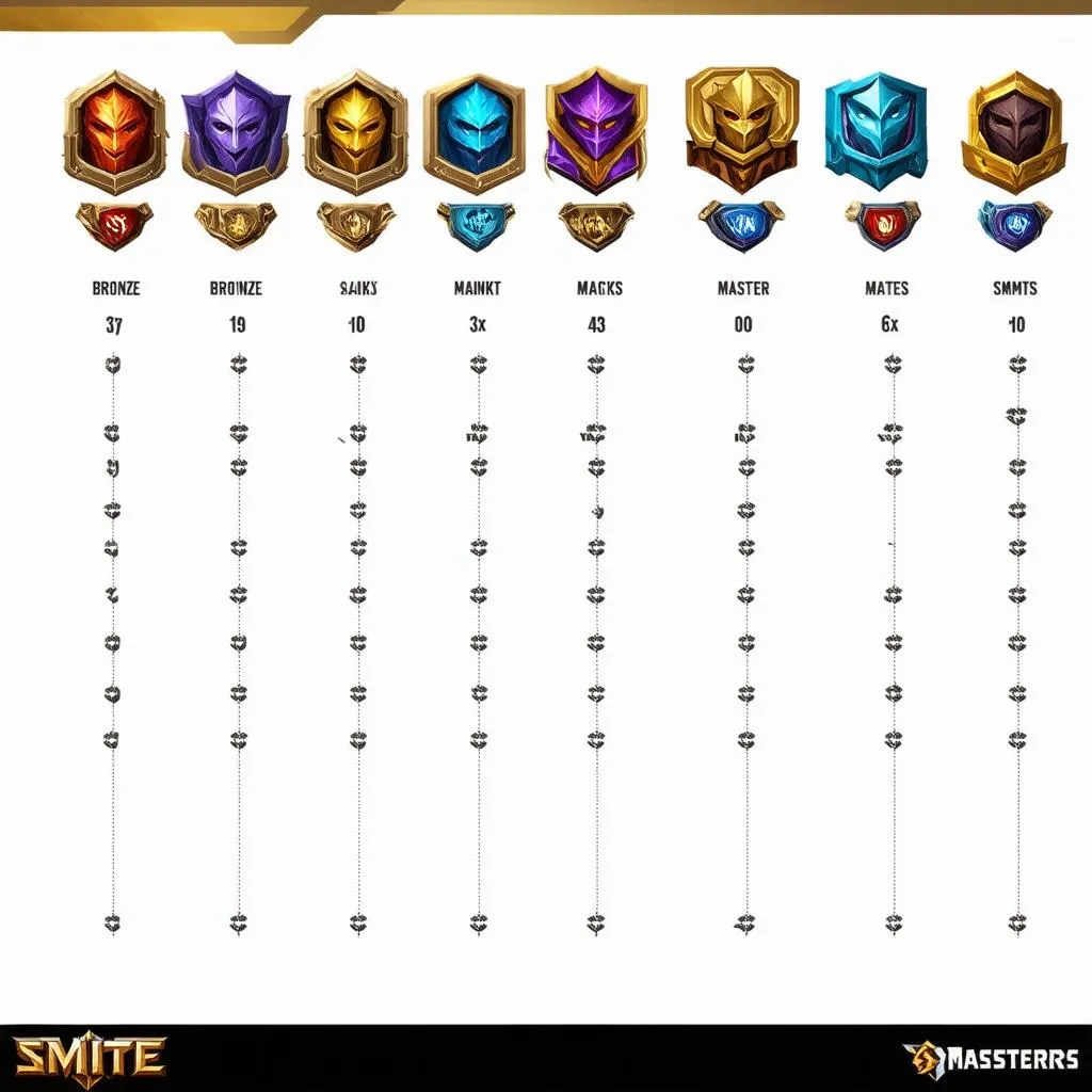 Các bậc rank Smite