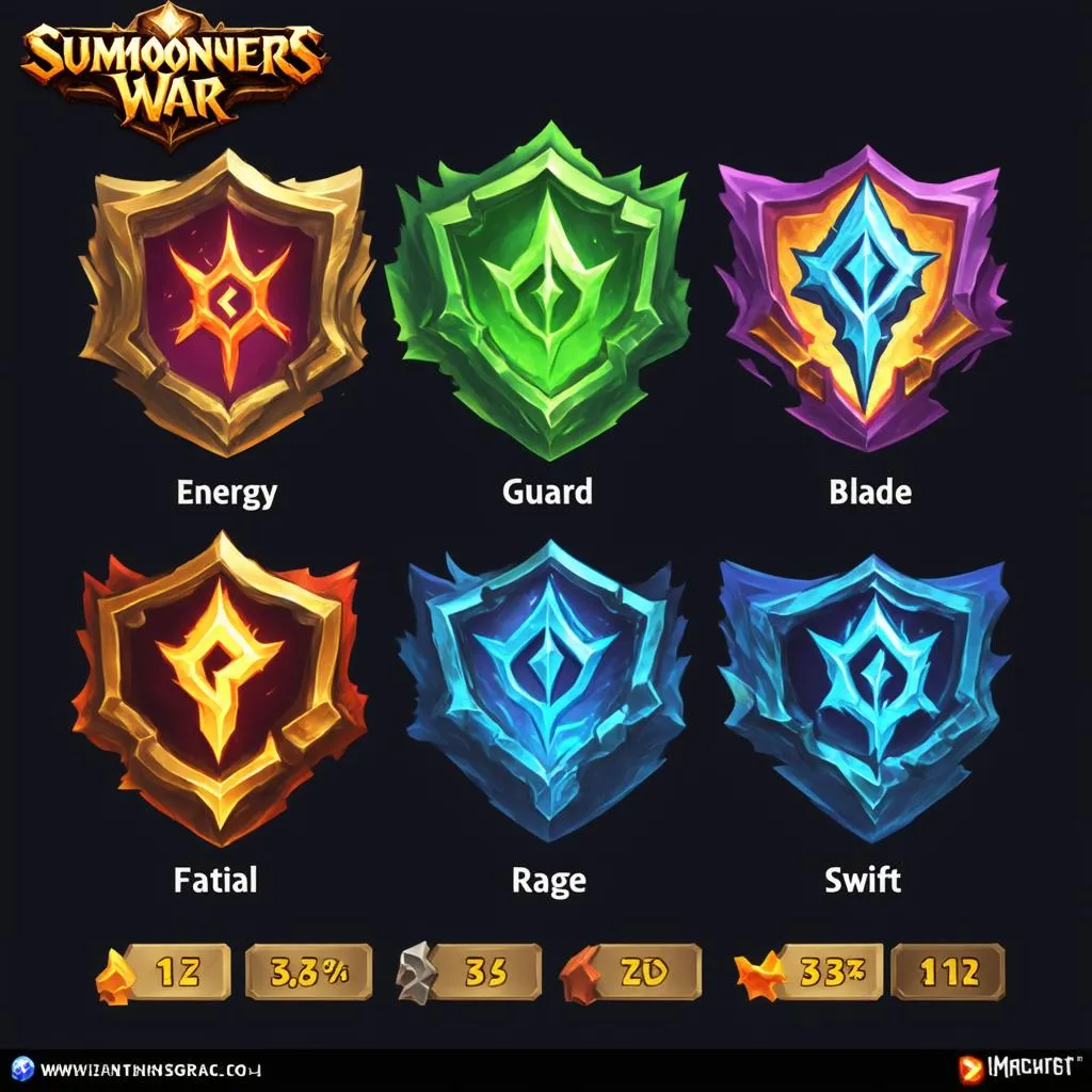 Các loại Rune trong Summoners War