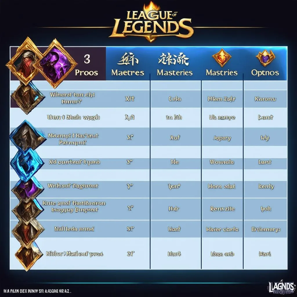 Các lựa chọn Xin Zhao Masteries