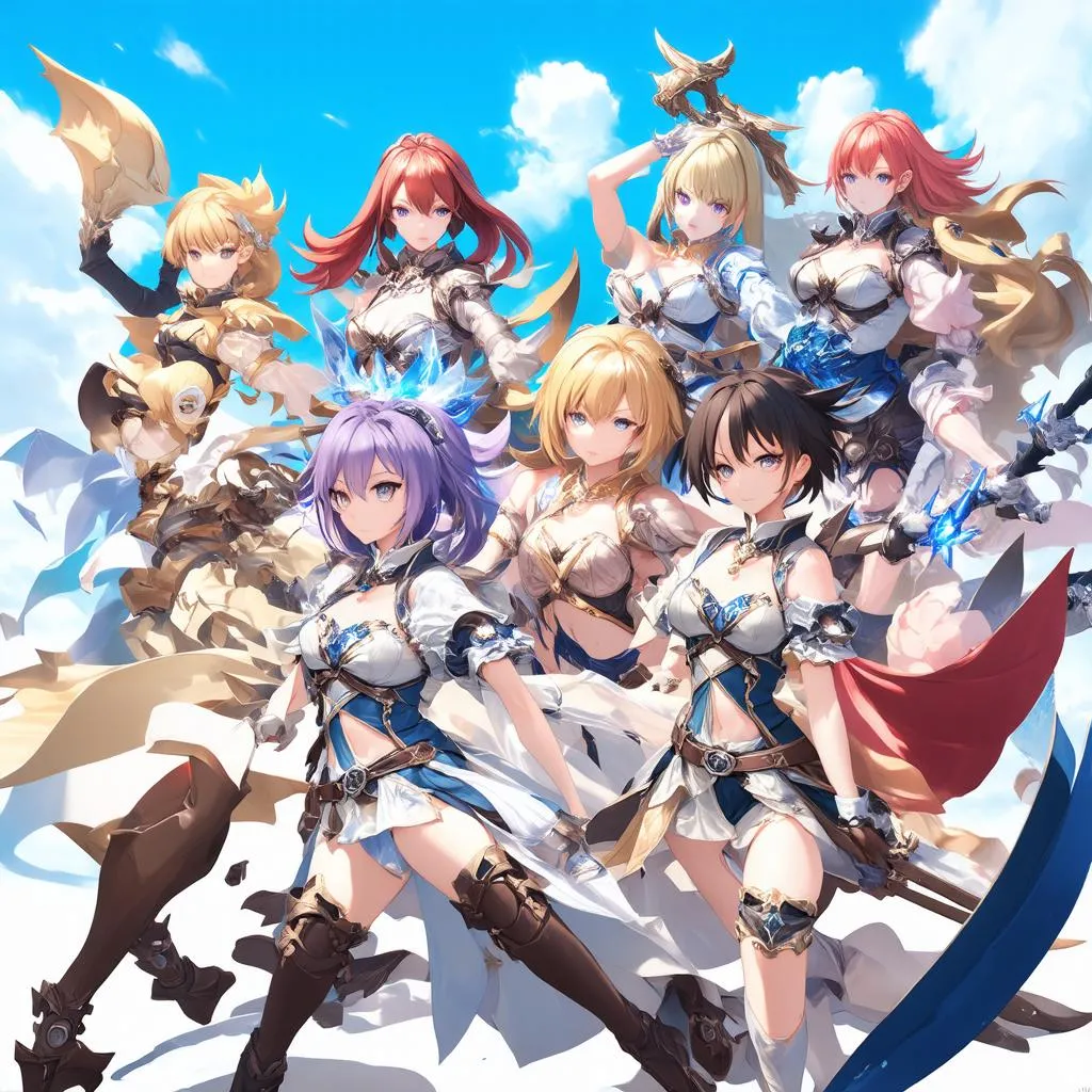 Các nhân vật trong Granblue Fantasy