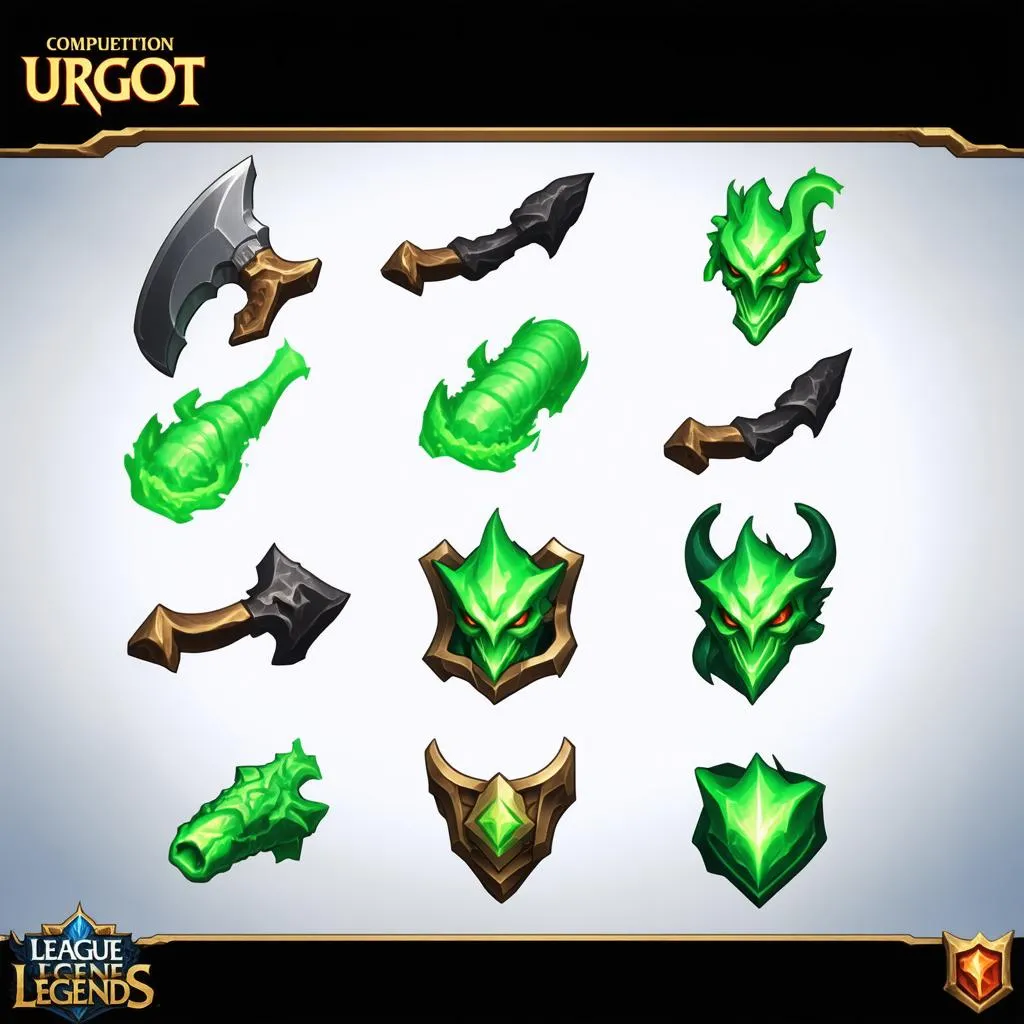 Các trang bị cho Urgot