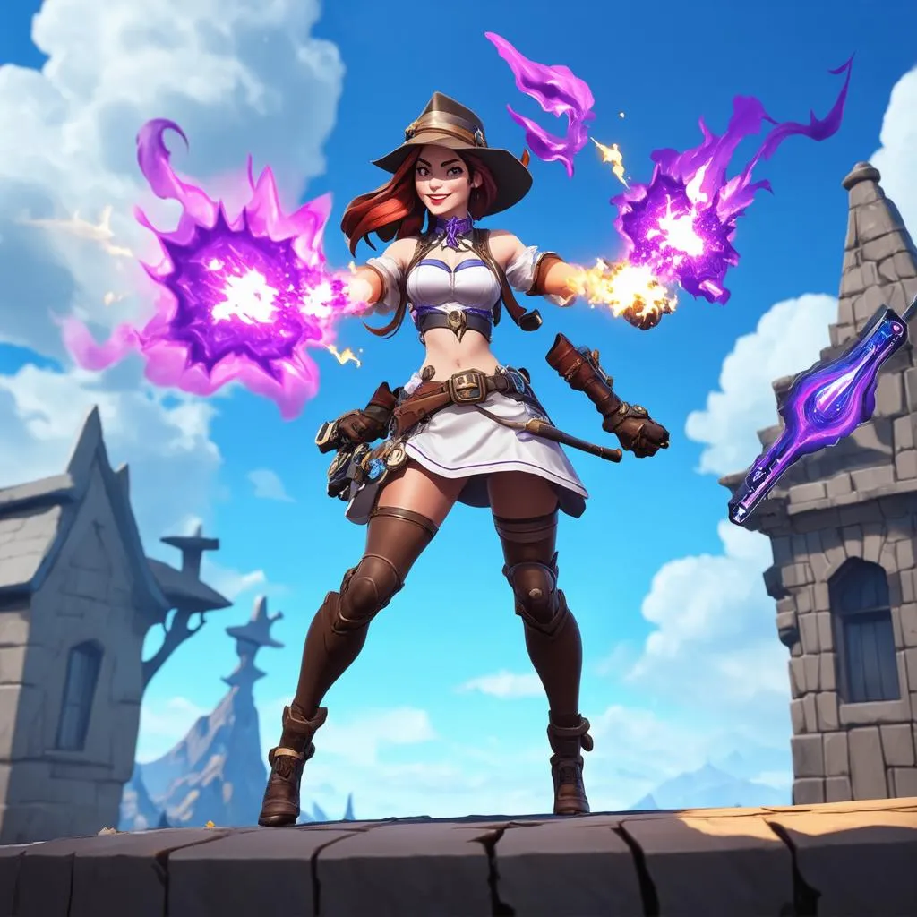 Caitlyn TFT bắn tỉa từ xa