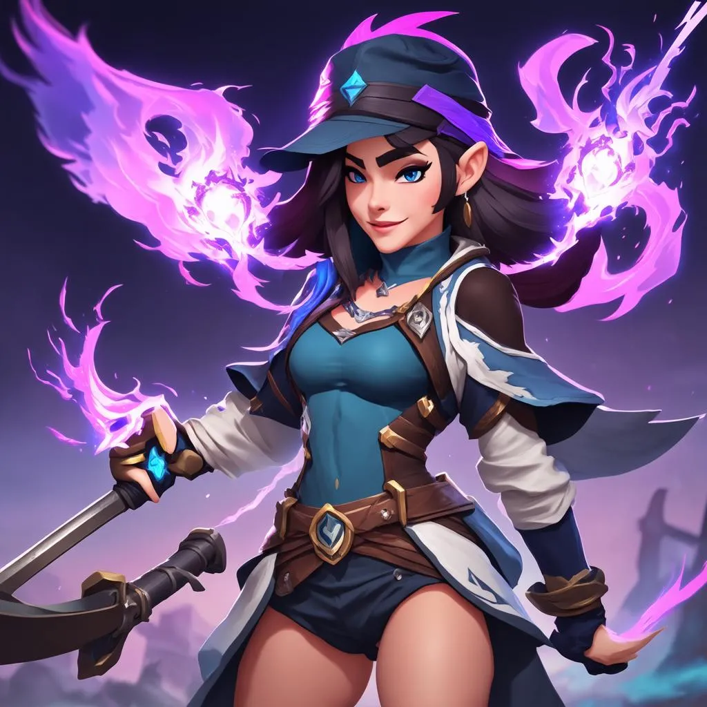 Caitlyn TFT Chiêu Cuối