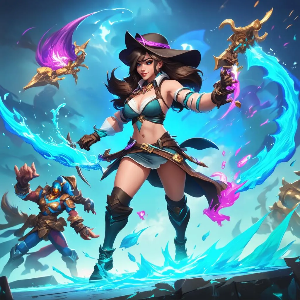 Caitlyn URF: Nữ cảnh sát Piltover bá đạo trong chế độ Vui Vẻ