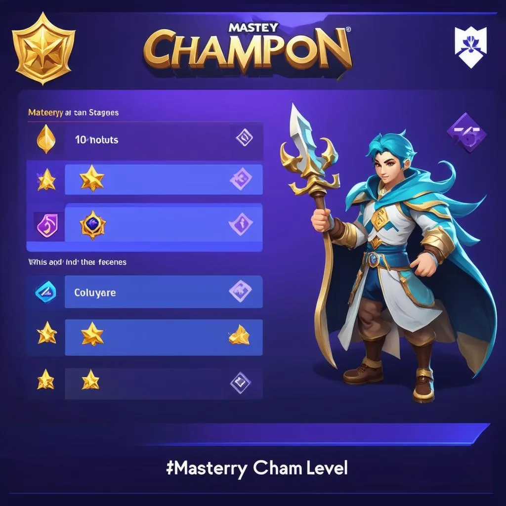 Hướng dẫn đạt Mastery Champion