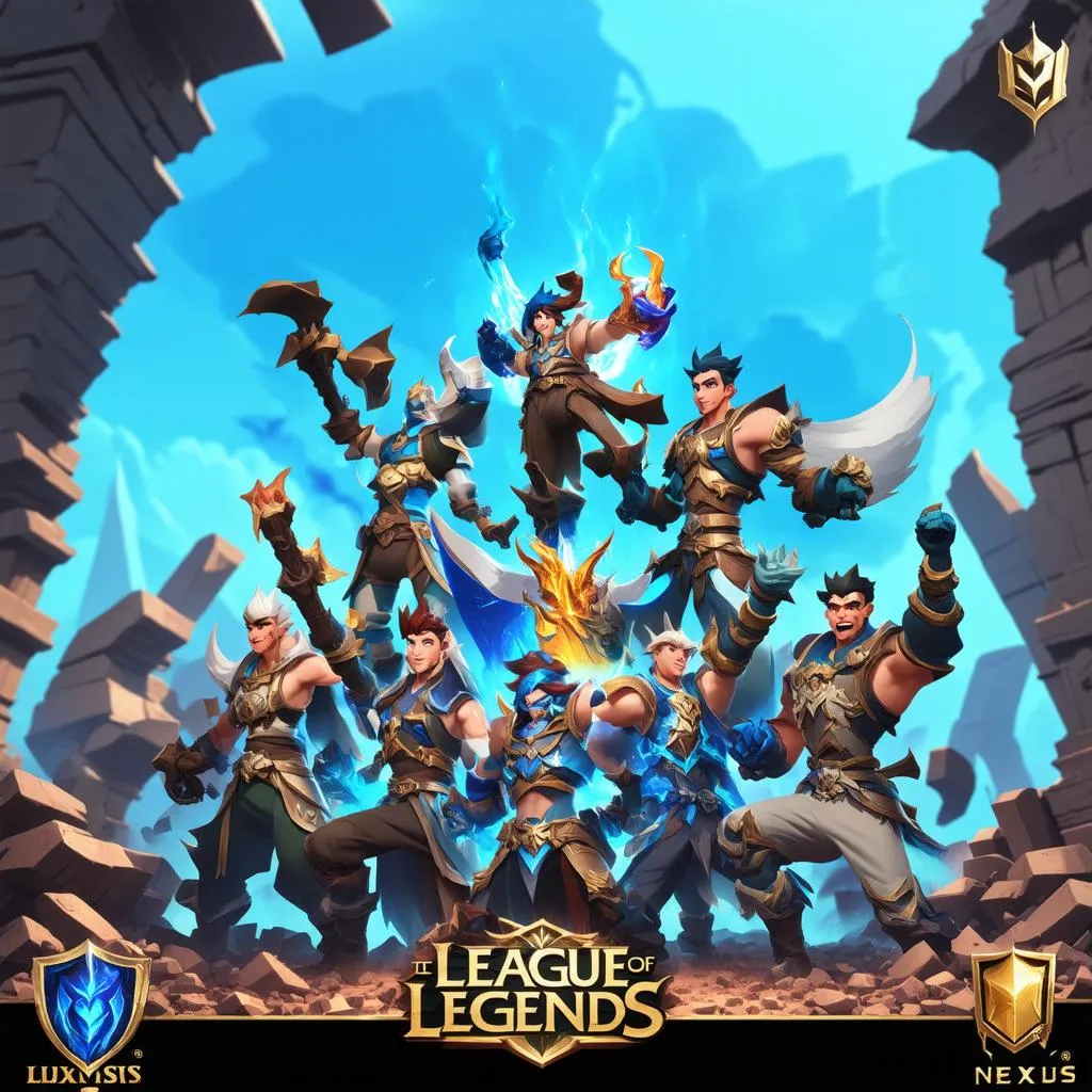 League of Legends victory screen