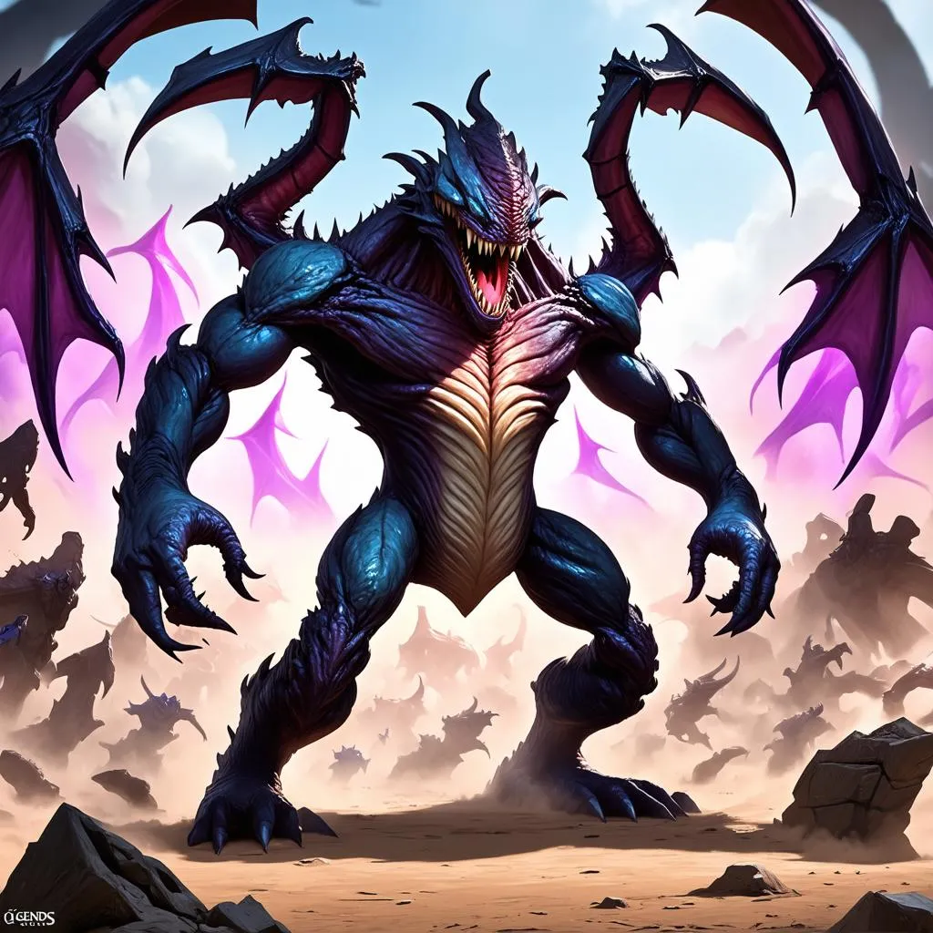 Cho'Gath Khổng Lồ Giữa Chiến Trường