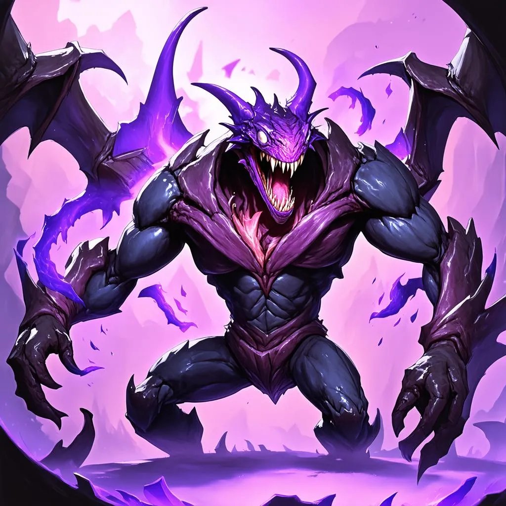 Cho'Gath initiating a fight