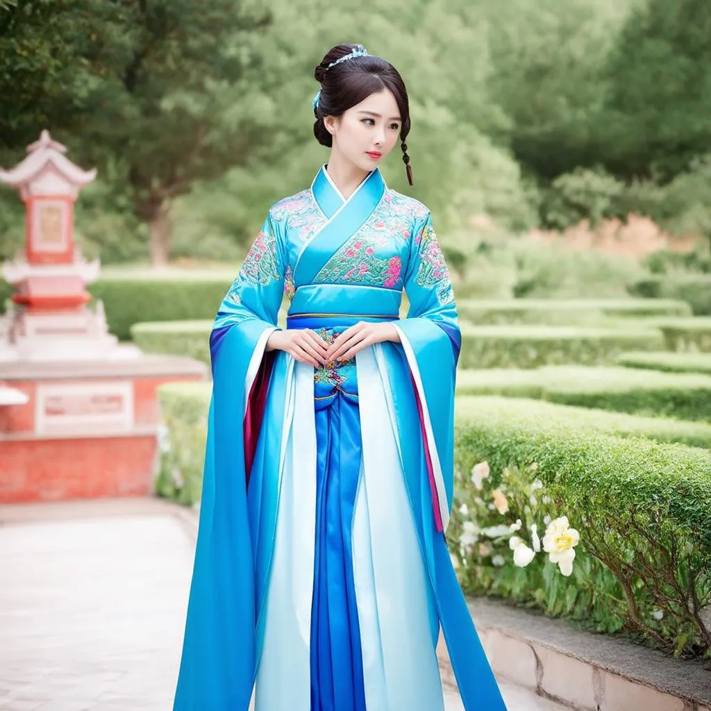 Girl in Ancient Costume