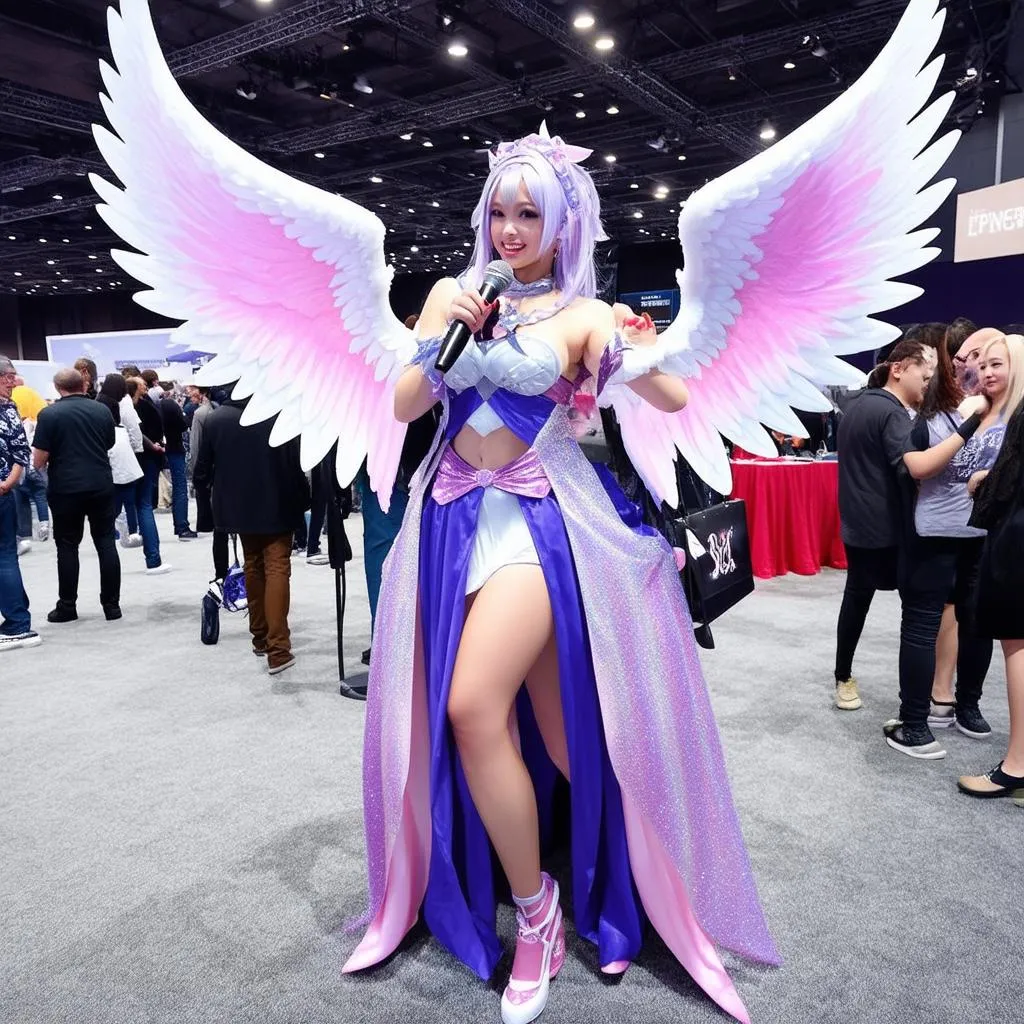 Cosplayer trong trang phục Seraphine