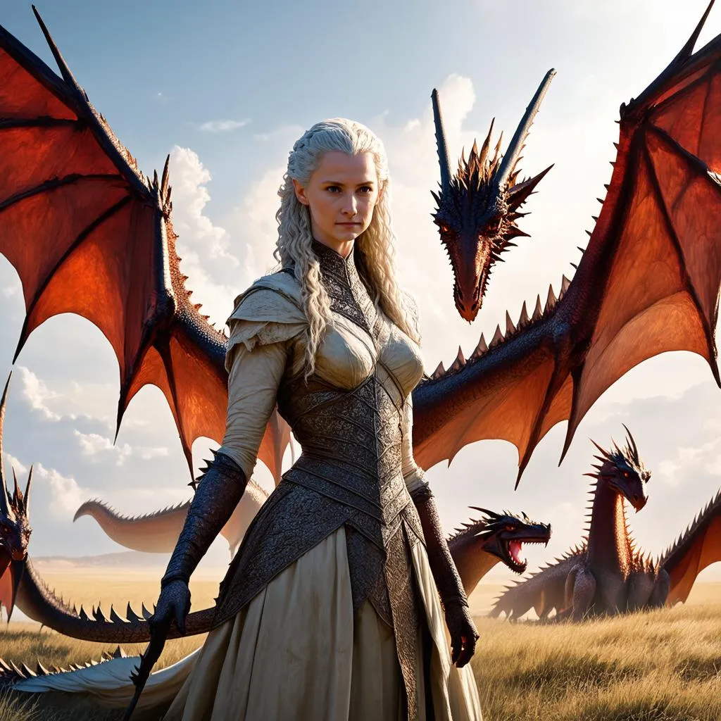 Daenerys Targaryen và rồng