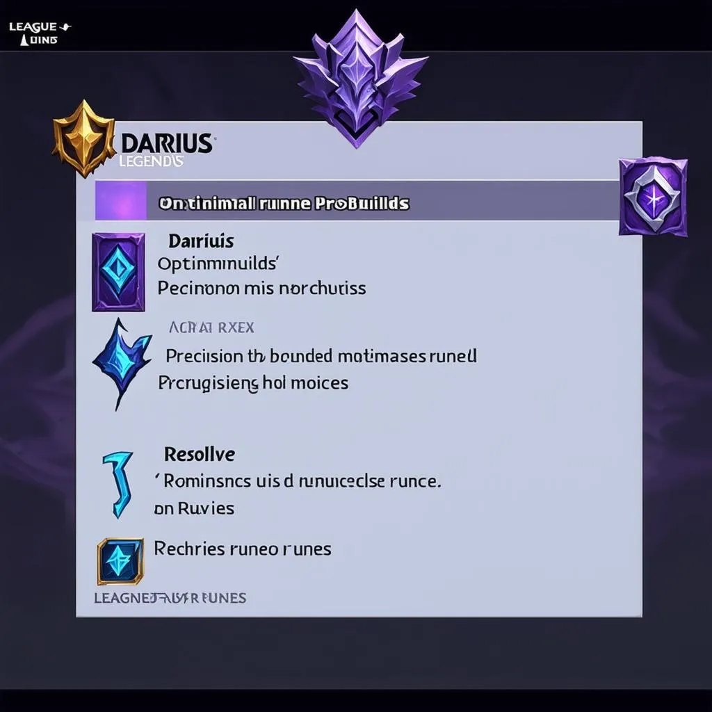 Darius Probuilds: Bảng ngọc Darius - Chinh phục mọi thử thách