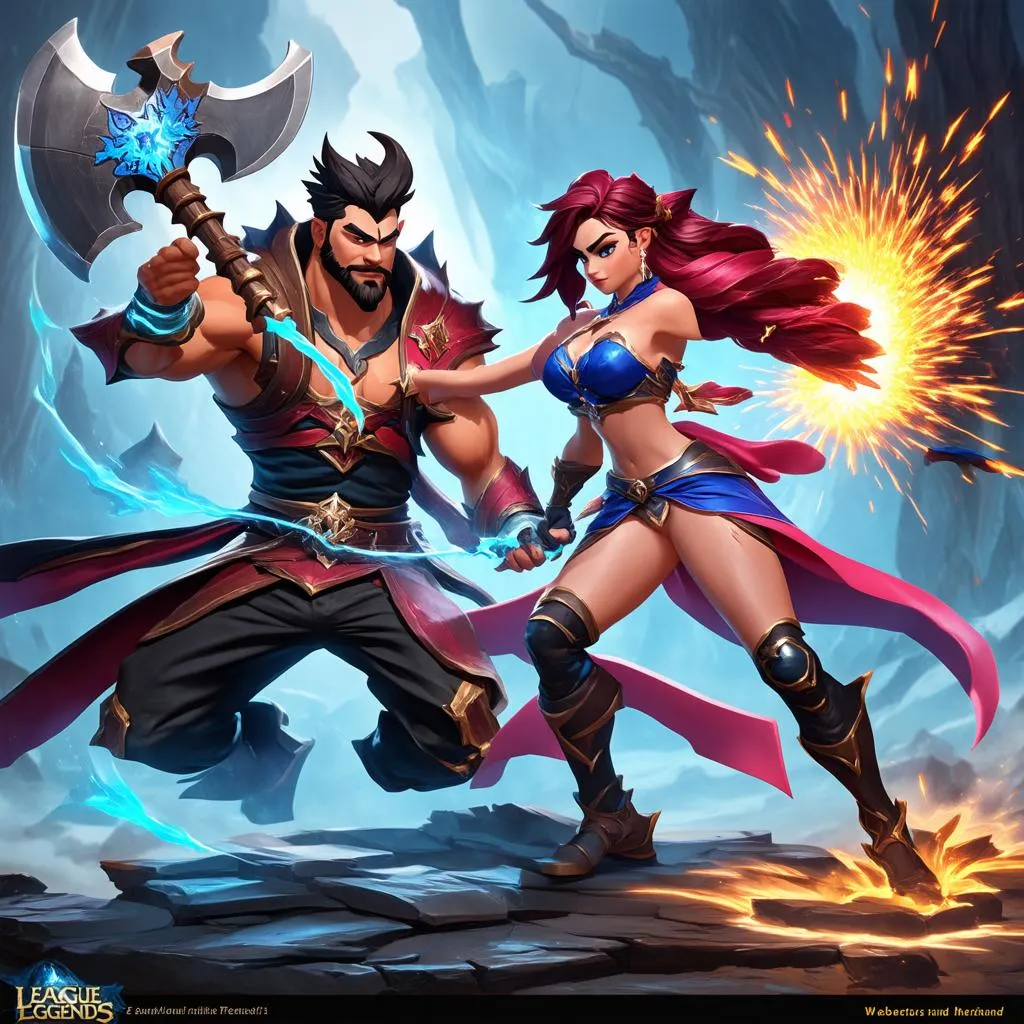 Darius and Irelia Clash