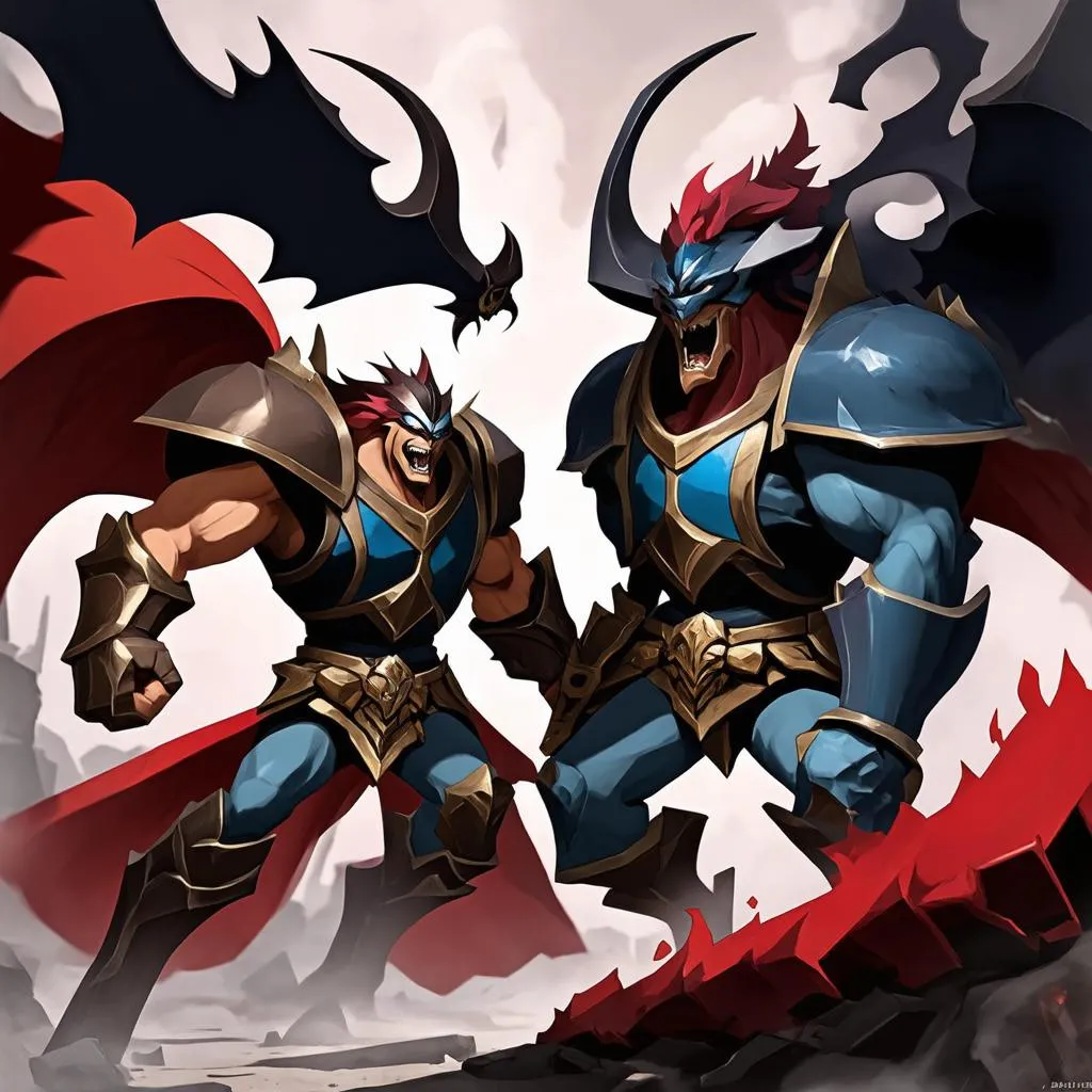 Darius vs Veigar: Cuộc Chiến Không Khoan Nhượng Giữa Sức Mạnh và Ma Thuật